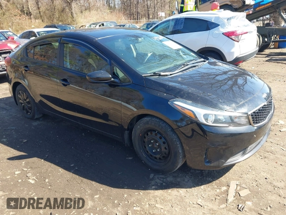 2018 Kia Forte LX with VIN 3KPFK4A76JE187194, listed as a IAAI auction lot 41926075 with 110,258 mi miles. Bid and sale history available at carsss.com. Image 1.