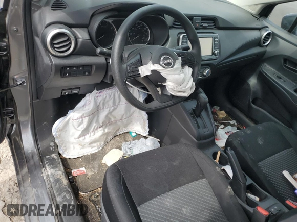 2024 Nissan Versa S with VIN 3N1CN8DVXRL930378, listed as a Copart auction lot 51090915 with 12,333 mi miles and Salvage Title. Bid and sale history available at DreamBid. Image 8.