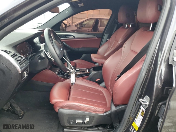 2022 BMW X4 xDrive30i with VIN 5UX33DT01N9J41197, listed as a Copart auction lot 44631435 with NaN miles and Salvage Title. Bid and sale history available at carsss.com. Image 7.
