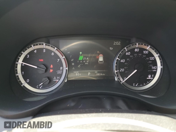 2024 Toyota Highlander LE with VIN 5TDKDRBH4RS542507, listed as a Copart auction lot 53318265 with 19,014 mi miles and Salvage title. Bid and sale history available at DreamBid. Image 9.