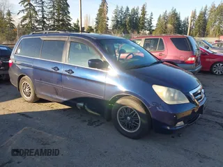 2006 Honda Odyssey TOURING with VIN 5FNRL38866B058344, listed as a IAAI auction lot 41298331 with 156,784 mi miles. Bid and sale history available at carsss.com. Image 1.