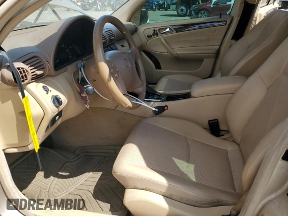 2001 Mercedes-Benz C 320 with VIN WDBRF64J31F021286, listed as a Copart auction lot 54145865 with 189,930 mi miles and Salvage Title. Bid and sale history available at DreamBid. Image 7.