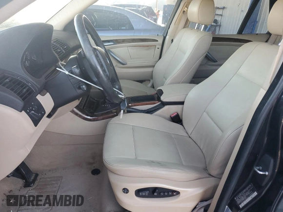 2005 BMW X5 3.0i with VIN 5UXFA13555LY14993, listed as a Copart auction lot 74434944 with 145,021 mi miles and Clean Title. Bid and sale history available at carsss.com. Image 7.