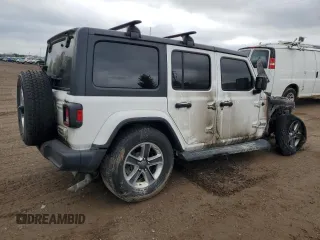 2018 Jeep Wrangler Unlimited Sahara с VIN 1C4HJXEN5JW211304, выставлен на аукционе Copart как лот 56694995 с пробегом Не указан миль и Чистый • Clean title. История ставок и продаж доступна на DreamBid. Изображение 3.