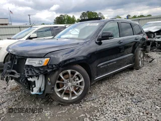 2021 Jeep Grand Cherokee Summit with VIN 1C4RJFJT2MC890473, listed as a Copart auction lot 48810223 with 19,315 mi miles and Salvage Title. Bid and sale history available at carsss.com. Image 1.