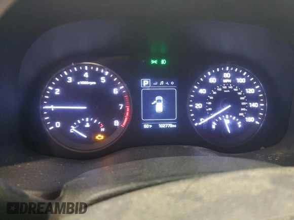 2017 Hyundai Tucson Sport with VIN KM8J3CA26HU346549, listed as a Copart auction lot 52741415 with 102,779 mi miles and Clean Title. Bid and sale history available at DreamBid. Image 9.