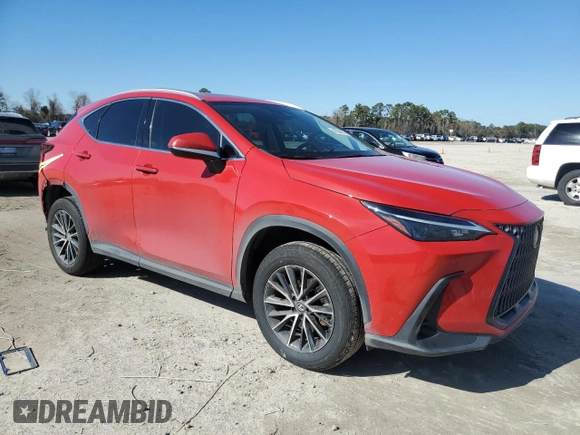 2024 Lexus NX 250 Premium with VIN 2T2GDCAZ6RC007597, listed as a Copart auction lot 42354975 with 71,863 mi miles and Salvage title. Bid and sale history available at DreamBid. Image 4.