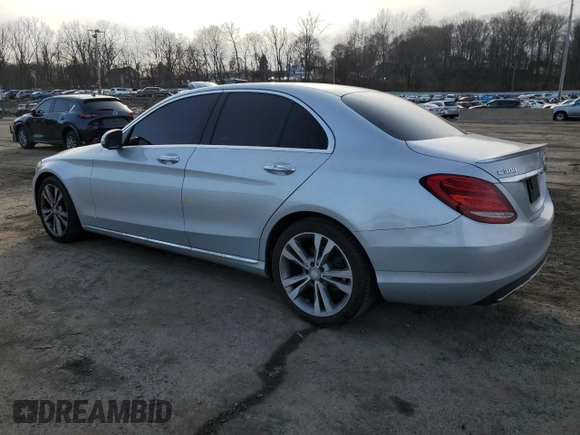 2017 Mercedes-Benz C with VIN NJ1266E, listed as a Copart auction lot 47174515 with Not provided miles and Salvage title. Bid and sale history available at DreamBid. Image 2.