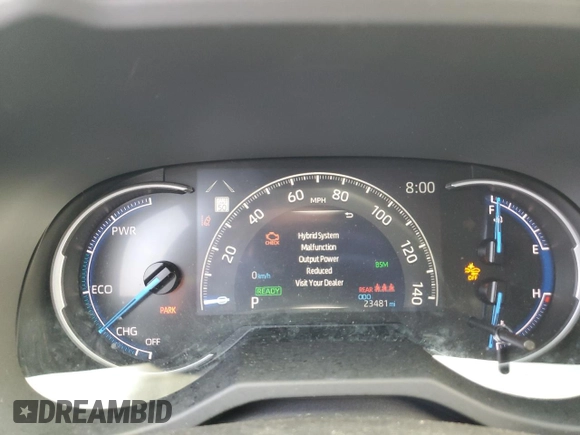 2023 Toyota RAV4 Hybrid XLE Premium с VIN JTMB6RFV0PD084497, выставлен на аукционе Copart как лот 64655015 с пробегом 23 481 миль миль и Списание • Salvage title. История ставок и продаж доступна на DreamBid. Изображение 9.