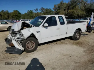 2002 Ford F-150 XL z VIN 1FTRX17262NA64663, wystawiony jako Copart lot #49162795 z przebiegiem Nie podano mil oraz Szkoda całkowita • Salvage title. Historia ofert i sprzedaży dostępna na DreamBid. Obrazek 1.