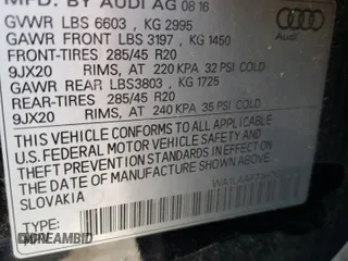 2017 Audi Q7 Premium Plus с VIN WA1LAAF71HD027016, выставлен на аукционе Copart как лот 58999935 с пробегом 91 110 миль миль и Чистый • Clean title. История ставок и продаж доступна на DreamBid. Изображение 13.