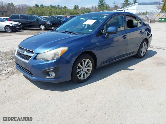 2012 Subaru Impreza Sedan 2.0i Premium with VIN JF1GJAC63CH020482, listed as a IAAI auction lot 42051003 with 169,070 mi miles. Bid and sale history available at carsss.com. Image 2.