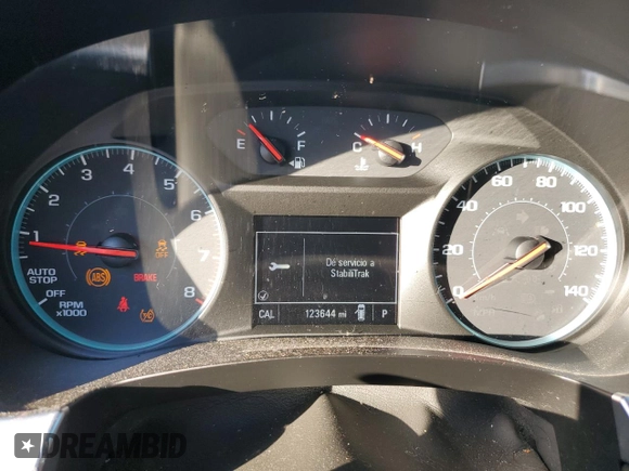 2018 Chevrolet Traverse LT Cloth with VIN 1GNERGKW5JJ232747, listed as a Copart auction lot 89319185 with 123,644 mi miles and Salvage title. Bid and sale history available at DreamBid. Image 9.