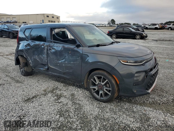 2021 Kia Soul Turbo with VIN KNDJ53AF2M7742178, listed as a Copart auction lot 85120514 with 38,759 mi miles and Salvage Title. Bid and sale history available at DreamBid. Image 4.