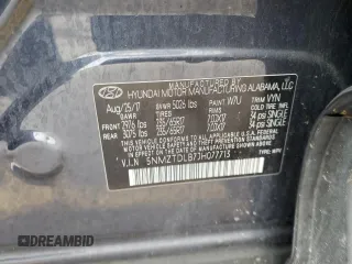 2018 Hyundai Santa Fe 2.4L z VIN 5NMZTDLB7JH077713, wystawiony jako Copart lot #56671245 z przebiegiem 90 442 mil mil oraz Szkoda całkowita • Salvage title. Historia ofert i sprzedaży dostępna na DreamBid. Obrazek 13.