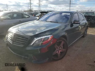 2015 Mercedes-Benz S 63 AMG z VIN WDDUG7JB0FA125658, wystawiony jako Copart lot #87152674 z przebiegiem 123 957 mil mil oraz Szkoda całkowita • Salvage title. Historia ofert i sprzedaży dostępna na DreamBid. Obrazek 1.