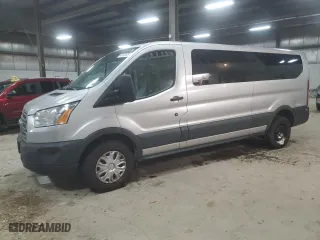 2016 Ford Transit Wagon XL with VIN 1FBZX2ZG4GKB07960, listed as a Copart auction lot 47063805 with 135,034 mi miles and Salvage Title. Bid and sale history available at carsss.com. Image 1.