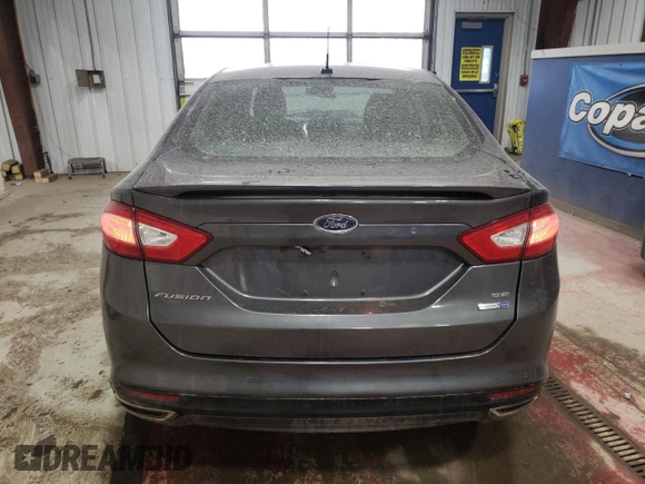 2016 Ford Fusion SE with VIN 3FA6P0T9XGR231987, listed as a Copart auction lot 49600105 with 74,734 mi miles and Salvage Title. Bid and sale history available at carsss.com. Image 6.