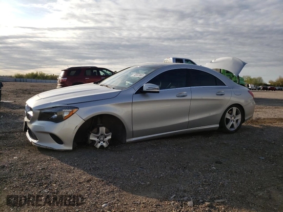 2017 Mercedes-Benz CLA with VIN WDDSJ4EB4HN465411, listed as a Copart auction lot 40597663 with 62,809 mi miles. Bid and sale history available at carsss.com. Image 1.