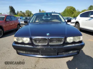 2001 BMW 7 Series 740iL with VIN WBAGH83451DP19708, listed as a Copart auction lot 54583965 with 125,982 mi miles and Clean Title. Bid and sale history available at carsss.com. Image 5.