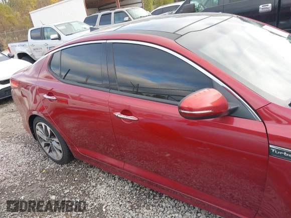 2015 Kia Optima SXL Turbo with VIN 5XXGR4A68FG388200, listed as a IAAI auction lot 41155148 with 238,590 mi miles and . Bid and sale history available at DreamBid. Image 14.