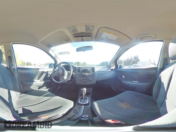 2012 Nissan Versa S with VIN 3N1BC1CP5CK220300, listed as a Copart auction lot 52963985 with 102,827 mi miles and Salvage Title. Bid and sale history available at carsss.com. Image 12.