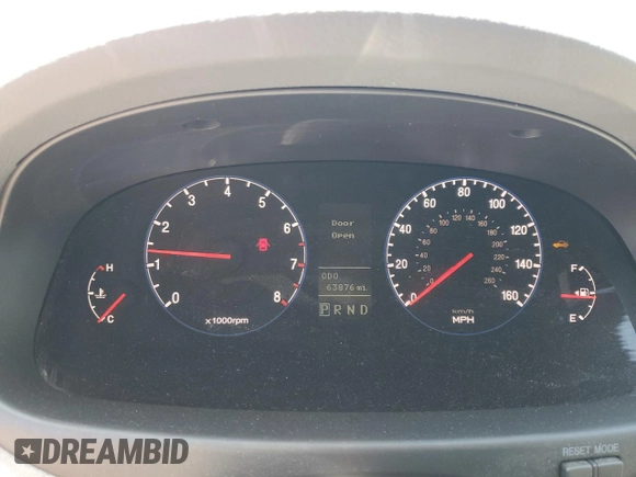 2008 Hyundai Azera Limited with VIN KMHFC46F68A253538, listed as a Copart auction lot 57653055 with 63,876 mi miles and Salvage title. Bid and sale history available at DreamBid. Image 9.