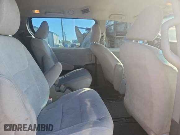 2015 Toyota Sienna L with VIN 5TDZK3DC6FS609767, listed as a Copart auction lot 61188585 with 136,286 mi miles and Salvage title. Bid and sale history available at DreamBid. Image 11.