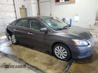2015 Nissan Sentra SL with VIN 3N1AB7AP8FY294283, listed as a Copart auction lot 55324275 with 123,790 mi miles and Salvage Title. Bid and sale history available at DreamBid. Image 4.