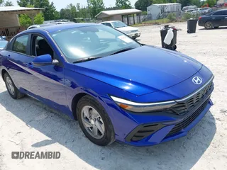 2025 Hyundai Elantra SE with VIN KMHLL4DG1SU896464, listed as a IAAI auction lot 42280240 with 9,193 mi miles and . Bid and sale history available at DreamBid. Image 1.