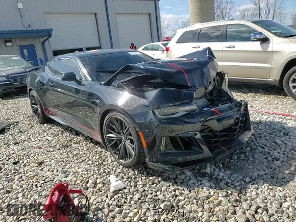 2018 Chevrolet Camaro ZL1 with VIN 1G1FK1R61J0152283, listed as a Copart auction lot 50151475 with 34,325 mi miles and Clean Title. Bid and sale history available at DreamBid. Image 13.