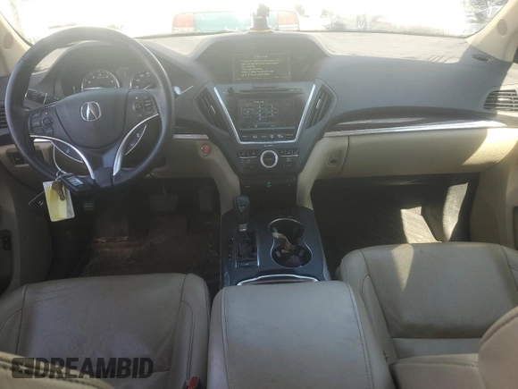 2015 Acura MDX Advance/Entertainment Pkg with VIN 5FRYD4H87FB023244, listed as a Copart auction lot 50199235 with 167,827 mi miles and Salvage Title. Bid and sale history available at carsss.com. Image 8.