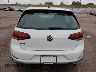 2019 Volkswagen Golf GTI S with VIN 3VW6T7AUXKM000967, listed as a Copart auction lot 58516754 with 43,355 mi miles and Salvage Title. Bid and sale history available at carsss.com. Image 6.