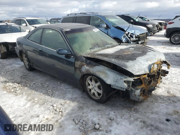 1998 Acura CL Premium z VIN 19UYA2255WL013596, wystawiony jako Copart lot #42686575 z przebiegiem Nie podano mil oraz Czysty tytuł • Clean title. Historia ofert i sprzedaży dostępna na DreamBid. Obrazek 4.