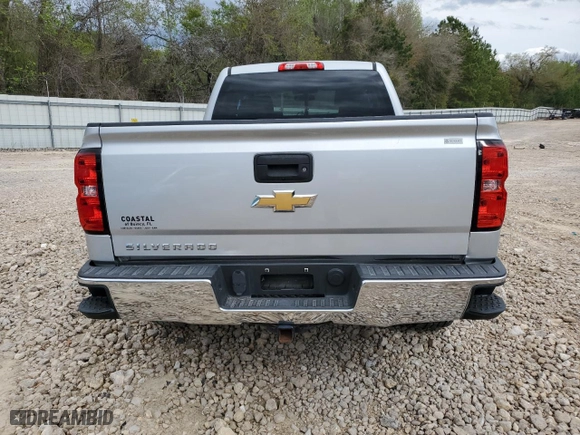 2018 Chevrolet Silverado 1500 Work Truck with VIN 1GCVKNEC1JZ344966, listed as a Copart auction lot 49110945 with 81,237 mi miles and Salvage Title. Bid and sale history available at carsss.com. Image 6.