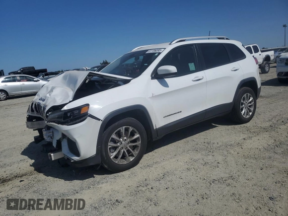 2020 Jeep Cherokee Latitude with VIN 1C4PJLCB5LD561415, listed as a Copart auction lot 61106095 with 120,107 mi miles and Salvage title. Bid and sale history available at DreamBid. Image 1.