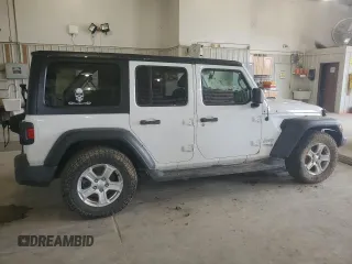 2019 Jeep Wrangler Unlimited Sport S z VIN 1C4HJXDN7KW644917, wystawiony jako Copart lot #54204085 z przebiegiem Nie podano mil oraz Szkoda całkowita • Salvage title. Historia ofert i sprzedaży dostępna na DreamBid. Obrazek 3.