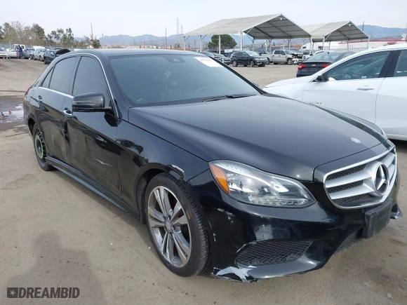 2016 Mercedes-Benz E-Class E 350 Sport with VIN WDDHF5KB6GB264678, listed as a IAAI auction lot 40978177 with 106,285 mi miles. Bid and sale history available at carsss.com. Image 1.
