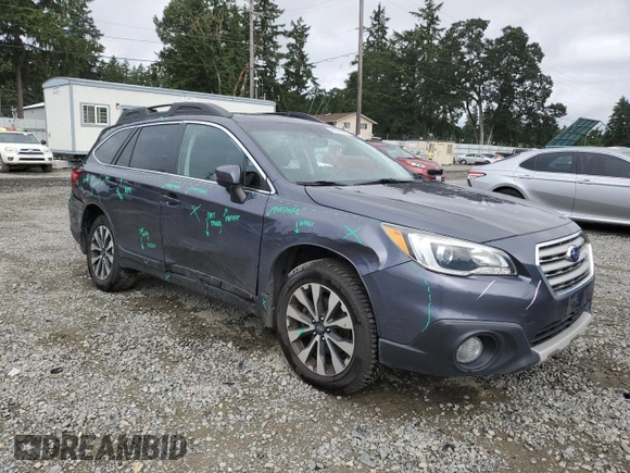2017 Subaru Outback Limited with VIN 4S4BSEKC0H3251209, listed as a Copart auction lot 61591455 with 62,886 mi miles and Salvage title. Bid and sale history available at DreamBid. Image 4.