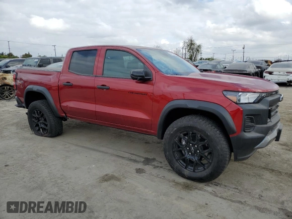 2023 Chevrolet Colorado 4WD Trail Boss with VIN 1GCPTEEK7P1185939, listed as a Copart auction lot 54711295 with 3,476 mi miles and Salvage Title. Bid and sale history available at carsss.com. Image 4.