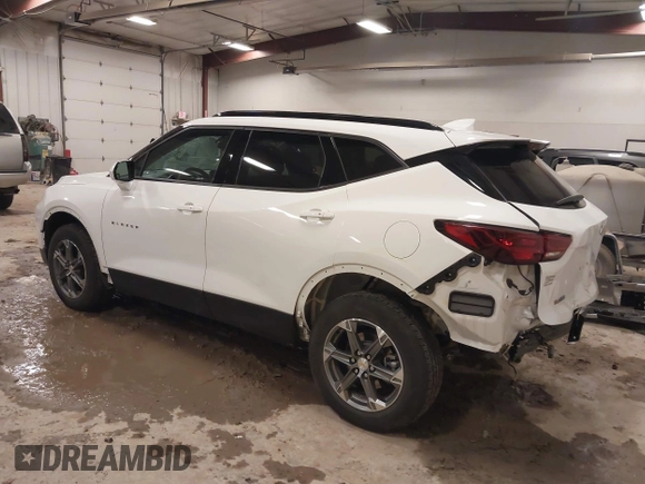 2024 Chevrolet Blazer LT with VIN 3GNKBCR42RS160923, listed as a IAAI auction lot 41556918 with 13,819 mi miles and . Bid and sale history available at DreamBid. Image 3.