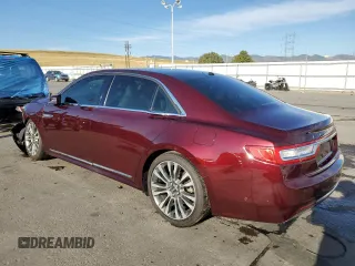 2017 Lincoln Continental Reserve with VIN 1LN6L9NC6H5605613, listed as a Copart auction lot 72580414 with 60,153 mi miles and Salvage Title. Bid and sale history available at carsss.com. Image 2.