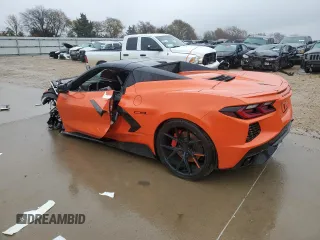 2021 Chevrolet Corvette 2LT with VIN 1G1YB3D45M5108742, listed as a Copart auction lot 83841584 with 0 mi miles and Salvage Title. Bid and sale history available at carsss.com. Image 2.