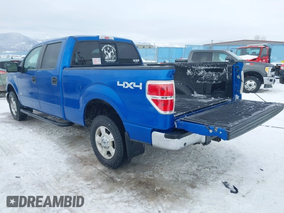 2011 Ford F-150 XLT with VIN 1FTFW1ET6BFC66155, listed as a IAAI auction lot 41515732 with 161,393 mi miles. Bid and sale history available at carsss.com. Image 3.