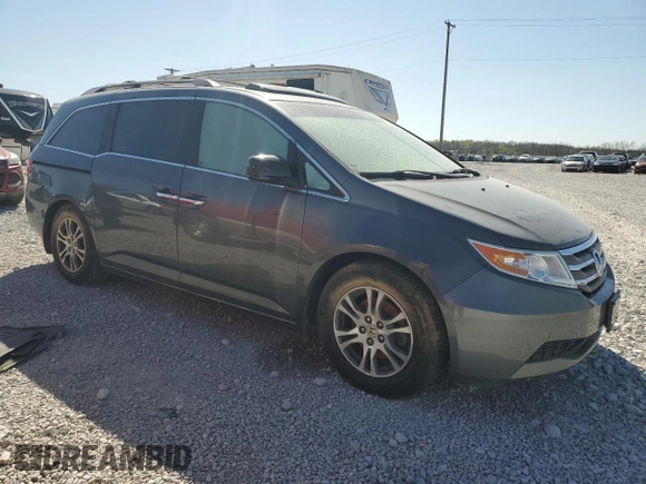 2012 Honda Odyssey EX-L with VIN 5FNRL5H68CB138198, listed as a Copart auction lot 52764835 with Not Provided miles and Salvage Title. Bid and sale history available at carsss.com. Image 4.