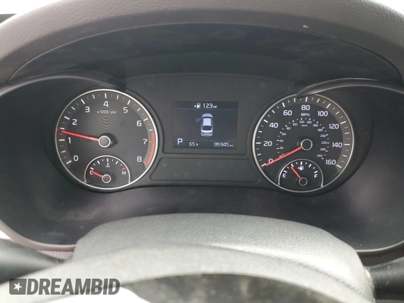 2019 Kia Optima S with VIN 5XXGT4L34KG359520, listed as a Copart auction lot 54903165 with 95,945 mi miles and Salvage Title. Bid and sale history available at carsss.com. Image 9.