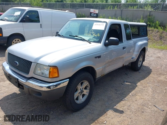 2003 Ford Ranger XL Fleet z VIN 1FTZR15E93PB50885, wystawiony jako IAAI lot #42846331 z przebiegiem 185 575 mil mil oraz . Historia ofert i sprzedaży dostępna na DreamBid. Obrazek 2.