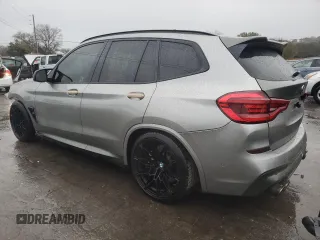 2020 BMW X3 M Competition with VIN 5YMTS0C06LLT10876, listed as a Copart auction lot 78739994 with 42,351 mi miles and Salvage title. Bid and sale history available at DreamBid. Image 2.