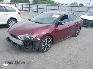2018 Nissan Maxima SL with VIN 1N4AA6AP8JC381098, listed as a IAAI auction lot 42075548 with 119,651 mi miles and . Bid and sale history available at DreamBid. Image 2.