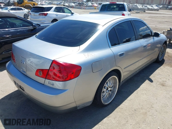 2003 Infiniti G35 with VIN JNKCV51E73M020943, listed as a IAAI auction lot 41930959 with Not Provided miles and . Bid and sale history available at DreamBid. Image 4.
